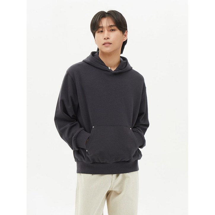 탑텐 공용 테리 베이직 스냅 후디MSE1TH3902 377510