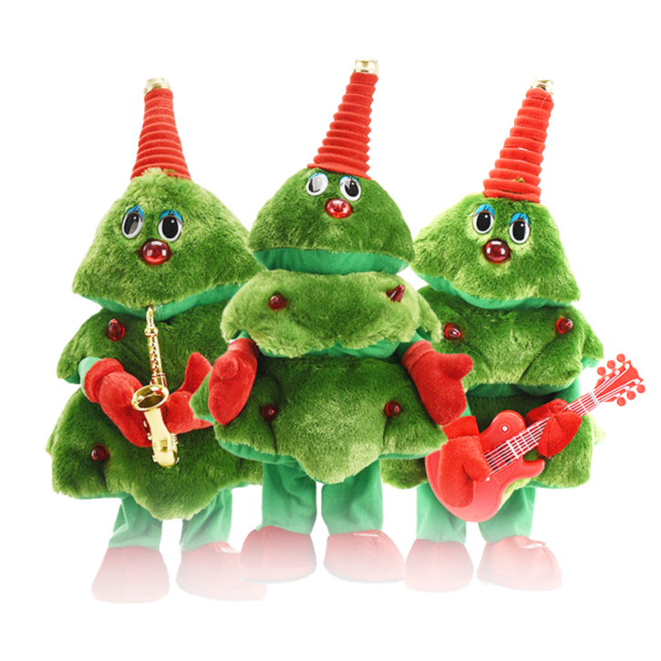 댄싱트리,,크리스마스 춤추는 트리인형,크리스마스인형, 크리스마스선물,크리스마스트리,춤추는트리,선물, 1개, 춤추는크리스마스 인형(섹소폰)