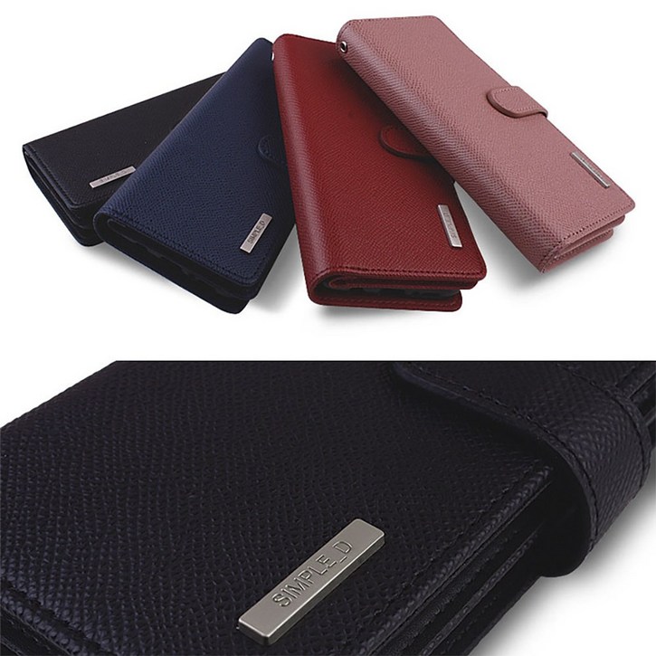 갤럭시S23울트라 고급스러운 디자인 카드 지폐수납 케이스 에디터 심플D 월렛 다이어리