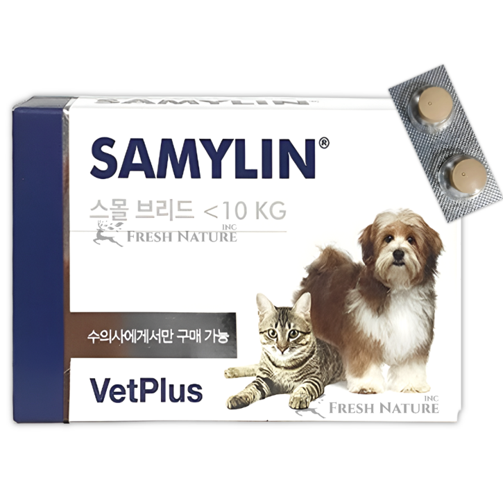벳플러스 새밀린 스몰 브리드 강아지 고양이 간 영양제