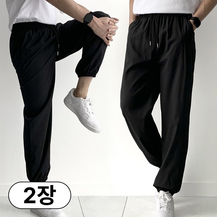 핏노블 1+1 남자 조거팬츠 여름용 트레이닝 쿨 작업복 바지