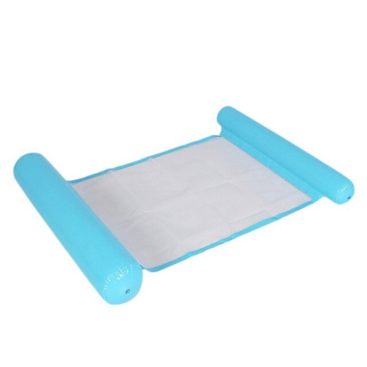 2023 물놀이 필수템 풍선 접이식 플로팅 행 등받이 에어 매트리스 침대 비치 수영장 수상 스포츠 라운지 플로트 의자 해먹 매트