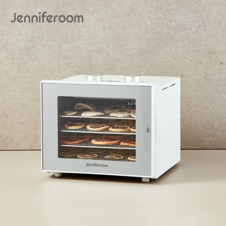 Jenniferroom 제니퍼룸 JRFD3080WH 3D 열풍 순환건조 4단 스텐트레이 식품건조기