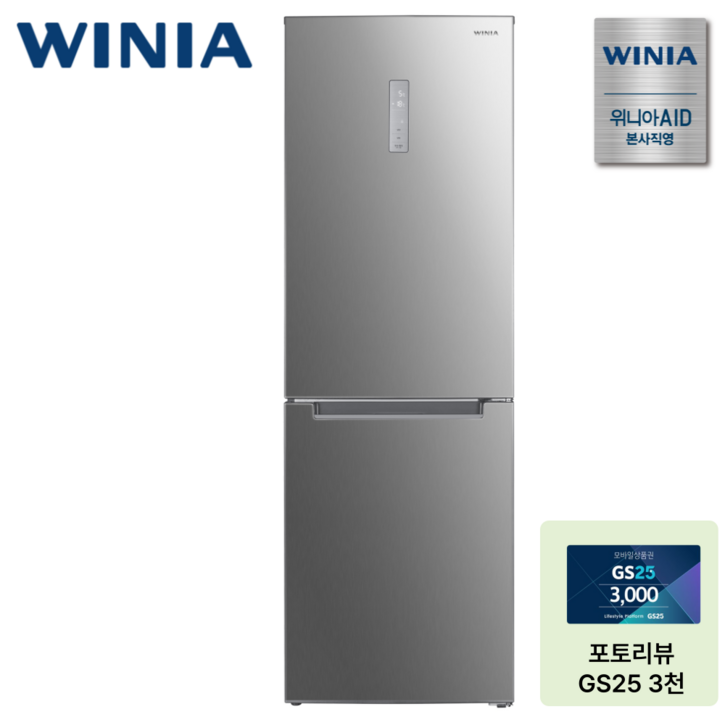 위니아 냉장고 310L EWRC326EEMSUOA, EWRC326EEMSUOA