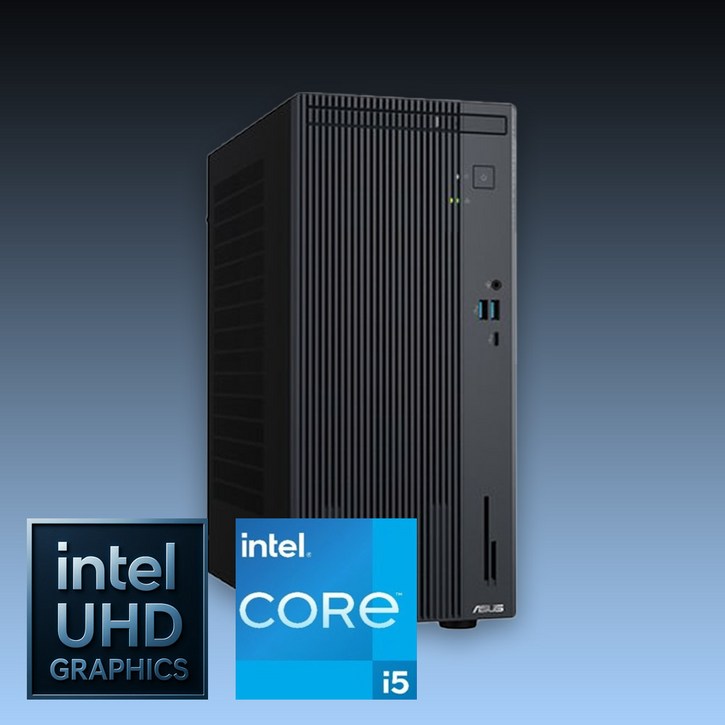 ASUS 데스크탑 가성비 사무용 인강용 PC, ExpertCenter P500MV-13420H1800, WIN11 Pro, 1TB, 8GB, 블랙