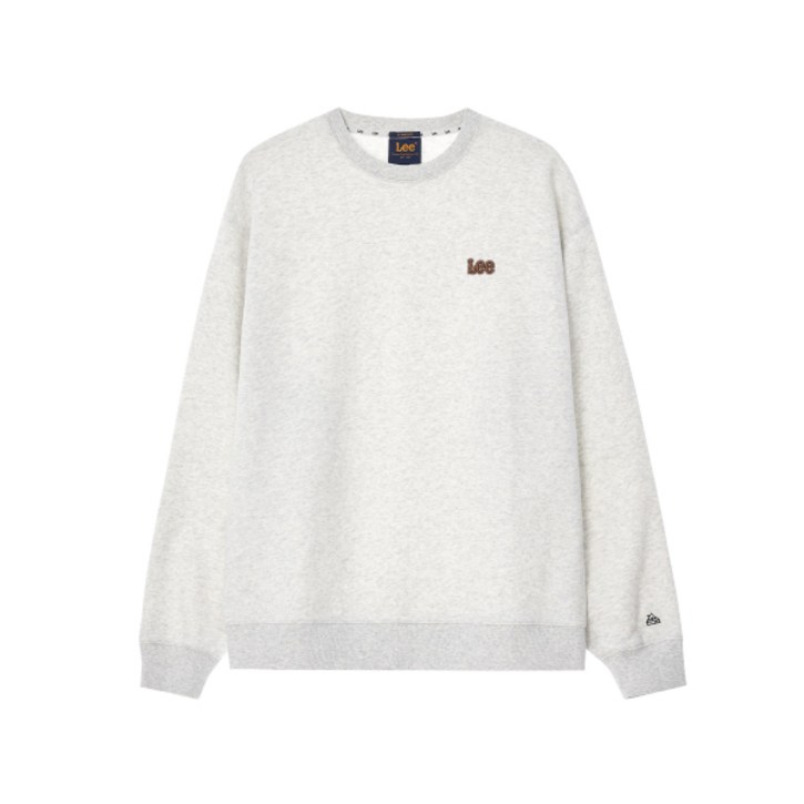 LEE 스몰 트위치 로고 맨투맨 라이트 그레이 LE2403CR02LG 361607