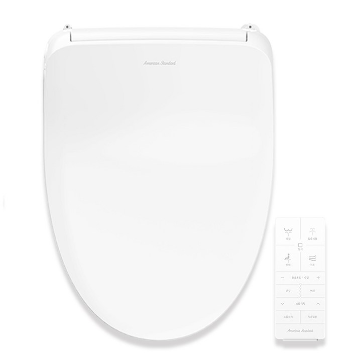[25년 신모델] 아메리칸 스탠다드 아쿠아R 비데 터치식 무선 리모컨 방수 필터없는 직수형, 고객직접설치, 아쿠아R
