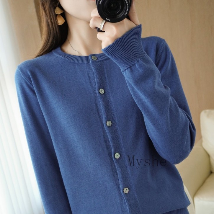[Myshe]여성 얇은 스타일 가디건 봄 가을 볼레로 Ming528FEI528KS05