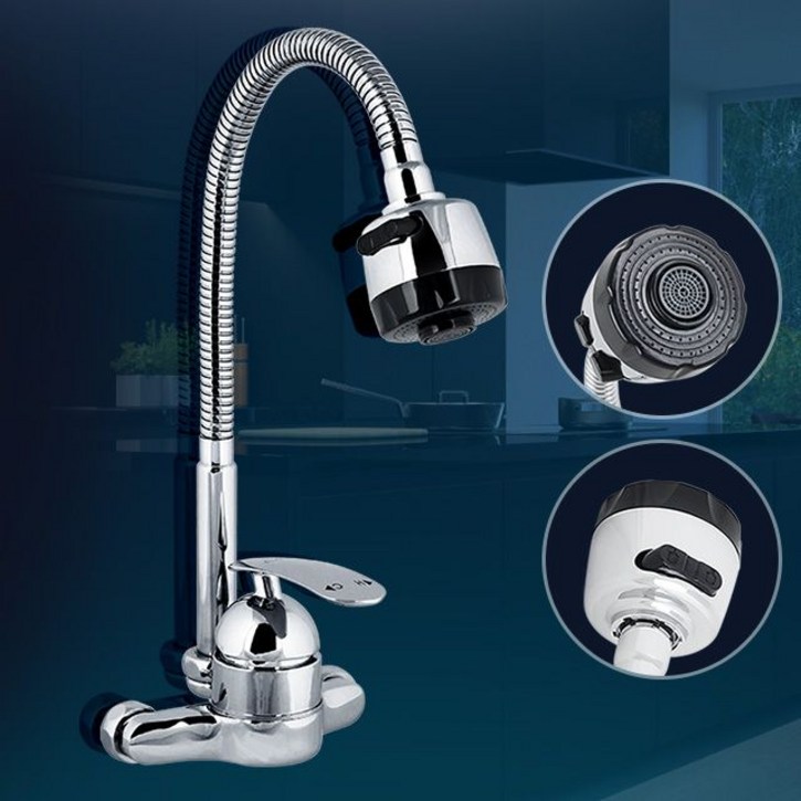 싱크대수전 세면대수전 L1 자바라 교체 주방용 씽크 수도꼭지부품, 1개