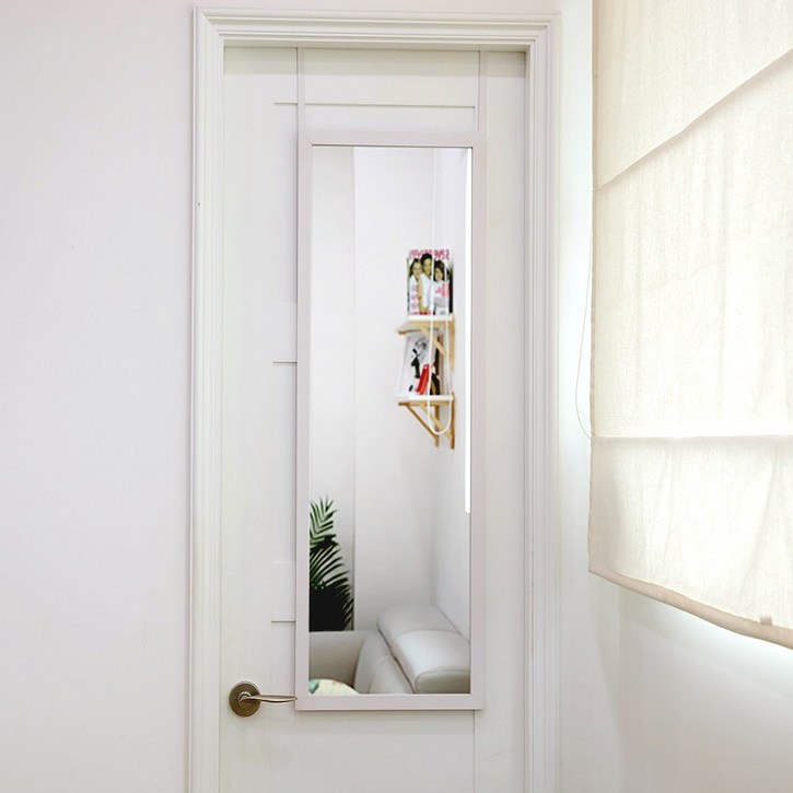 우드리퍼블릭 국내제작 와이드 대형 문걸이 전신거울