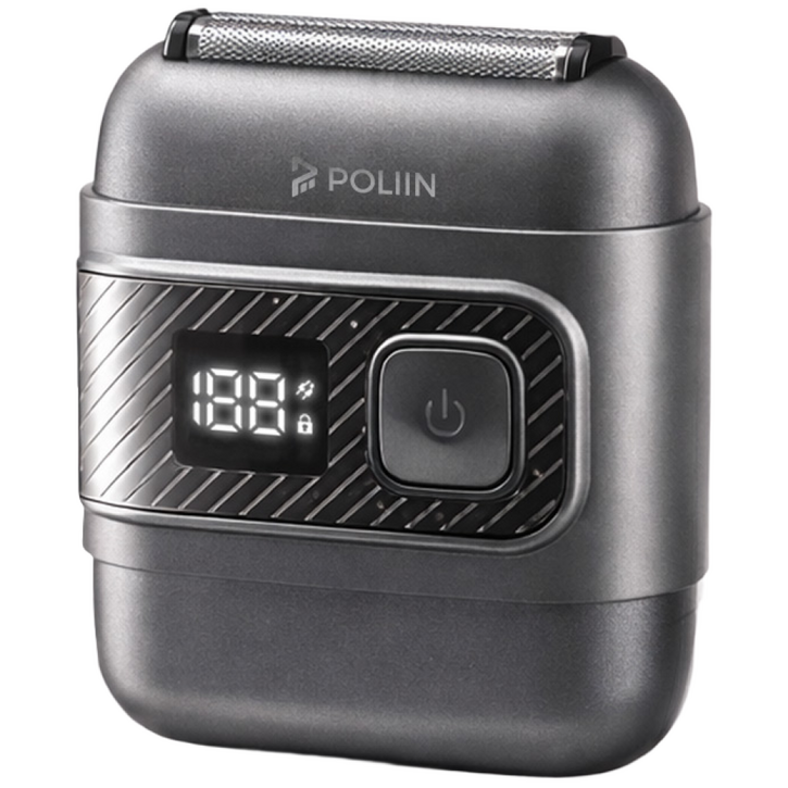 POLIIN 휴대용 미니 전기 면도기 여행용 방수 IPX6 소형 전동 면도기 중학생 청소년