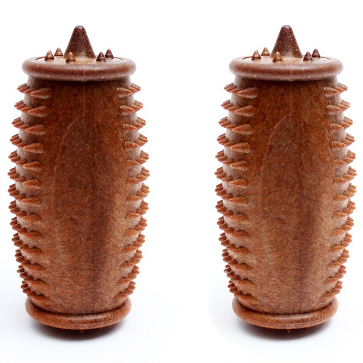 인터퍼시픽 손지압기 손바닥 지압기 휴대용 2개세트, 우드브라운 손지압기(2개), 1개