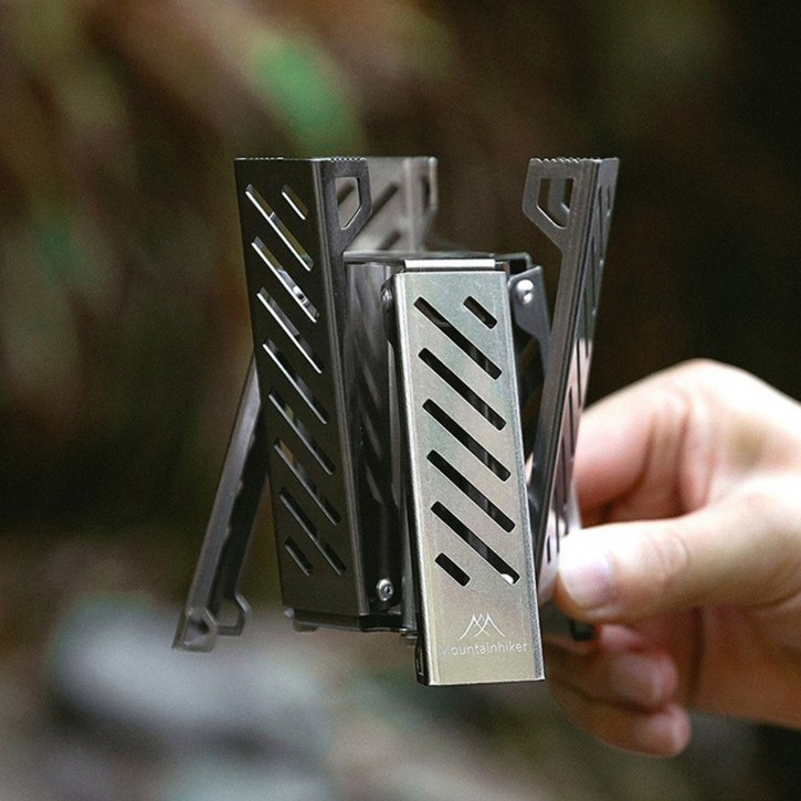 알콜 버너 에탄올 스토브 백패킹 캠핑 미니 화로, 1개, 알콜스토브 (실버)