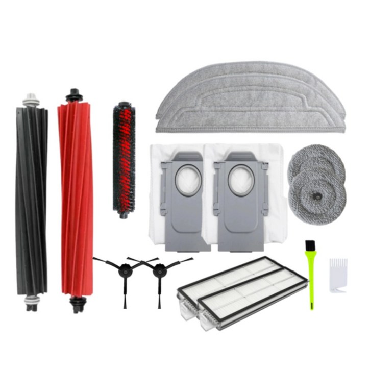 퓨어퍼스트 로보락 S8 MaxV Ultra 로봇청소기 소모품 물걸레 더스트백 브러쉬 먼지봉투 호환 메가 15종, 1개