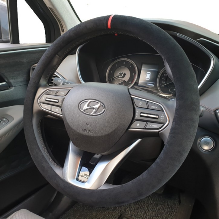 올뉴 모닝 부드럽고 안락한 그립감 TUSA 스웨이드 핸들커버