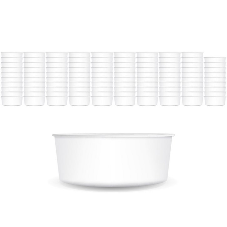 대한 무인쇄 종이용기 380ml, 100개, 1개입 대한 무인쇄 종이용기 380ml, 100개, 1개입