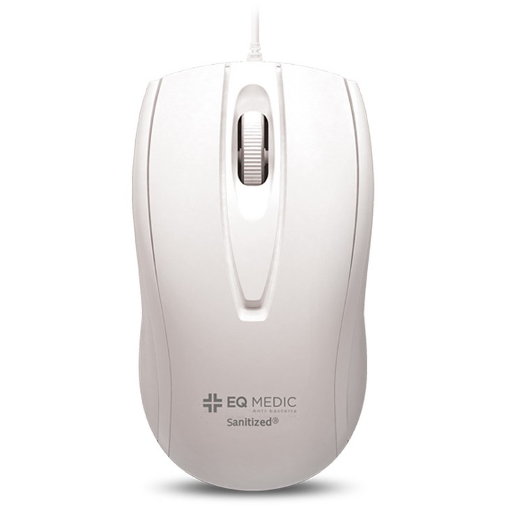 이큐메딕 항균 무소음 유선 마우스 SanitizeM1
