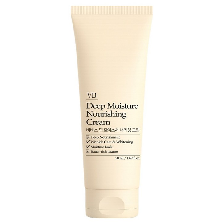 비바스 딥 모이스처 너리싱 크림, 1개, 50ml
