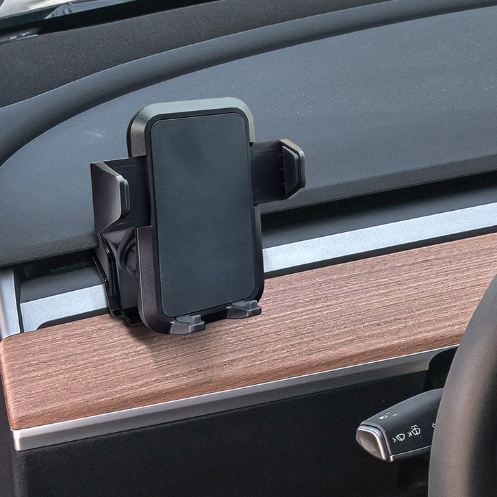 테슬라 모델Y 모델3 반자동 클립 핸드폰 거치대