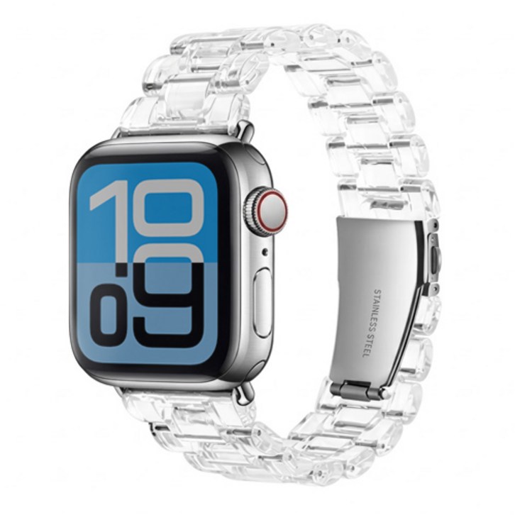 우먼스9999 애플워치 호환 스트랩 밴드, 투명, 1개