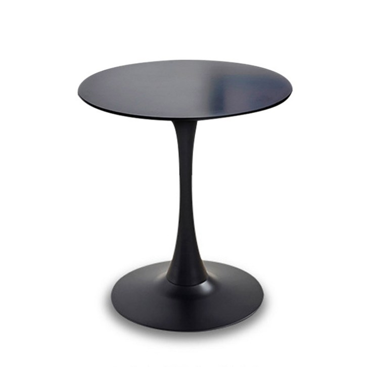 마켓플랜 피렌체 원형 테이블 60cm, 블랙