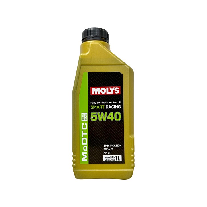 몰리스 MOLYS SMART RACING 5W40 가솔린 디젤DPF 합성엔진오일, 1개, 5w40