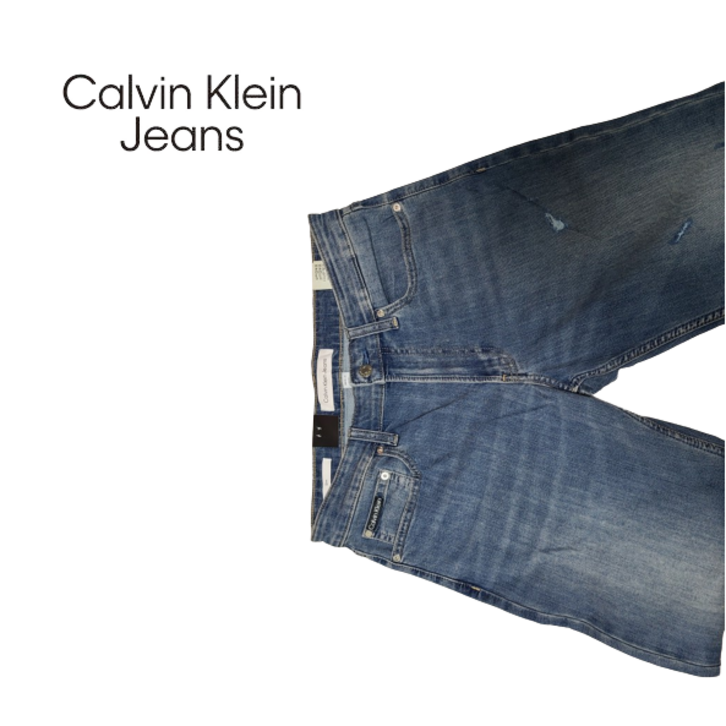 CK 캘빈 클라인 남성 청바지 슬림 스트레이트핏 신축성 좋고 편안한 다리가 길어 보이는 일자 데님 - 투데이밈