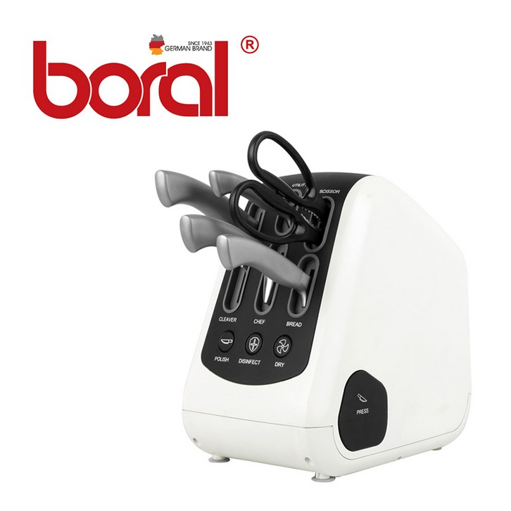 슈퍼HOTBoral 보랄 더 셰프 편리한 수납형 UV살균 칼소독기세트 HNZKS550Y, 단품