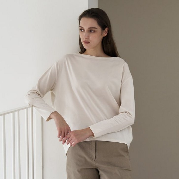 미크베 Long sleeve jersey t-shirt M4C801IV 356273