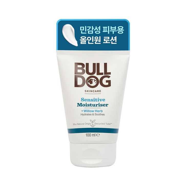 불독 센서티브 모이스처라이저 민감성피부용 남성 올인원 로션, 1개, 100ml 불독 센서티브 모이스처라이저 민감성피부용 남성 올인원 로션, 1개, 100ml