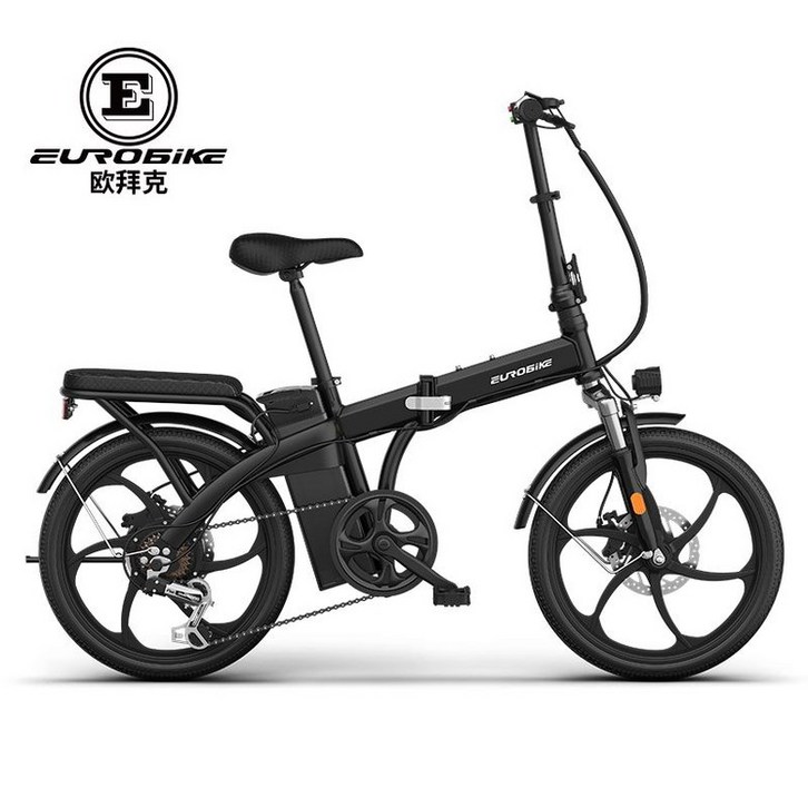 EuroBike 접이식전기자전거 20인치 출퇴근 배달용 가성비 경량 전기자전거, 유로바이크 20인치 본품