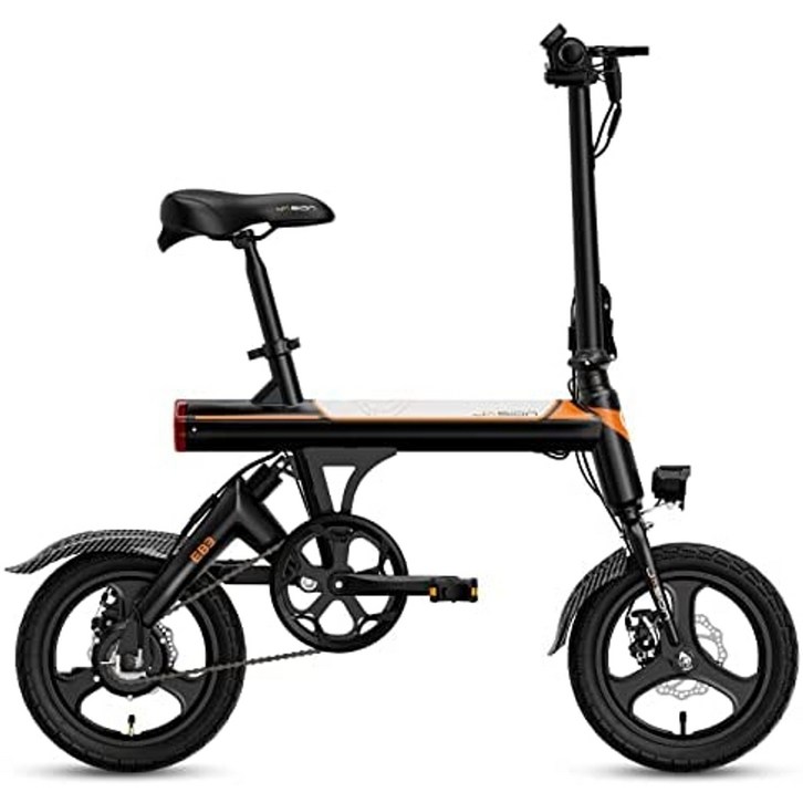 성인용 jasion eb3 전기 자전거 성인용 접이식 ebike 350w 모터 36v 리튬 배터리 3단계 페달 보조 장치 1434 통근 운동을 위해 전기 자전거를 접는 십대