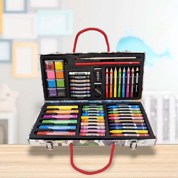 어린이선물 유치원 어린이집 초등학생 조카 생일선물 미술세트55P, 1세트