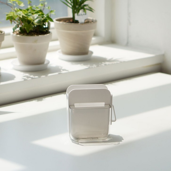 무타공 벽부착 리모컨 거치대 정리함 수납함