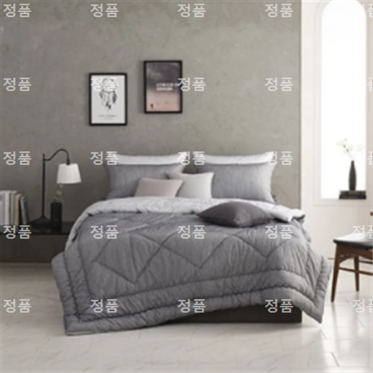 알레르망 데런2 차렵이불 D 2종세트 그레이리버서블