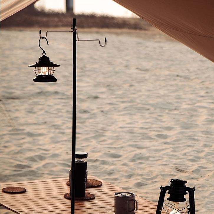 테이블 랜턴걸이 스탠드 엣지 조명 거치대 감성캠핑 필수 조명걸이, 1개