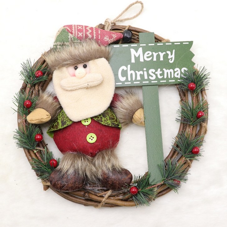 크리스마스 파티 장식 리스 H08