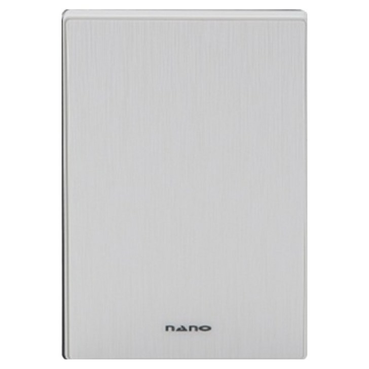 나노 전기 아트2 SIMPLE 1개용 플레이트 맹커버 화이트