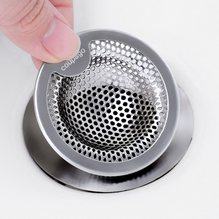쿠파고 스텐 304 이물질 욕조거름망