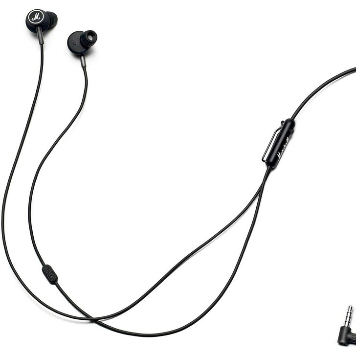 마샬Mode in-Ear 헤드폰, 블랙/화이트 (4090939)