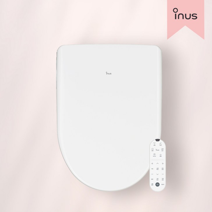이누스 비데 필터 없는 IPX5 방수 스마트 터치 리모컨