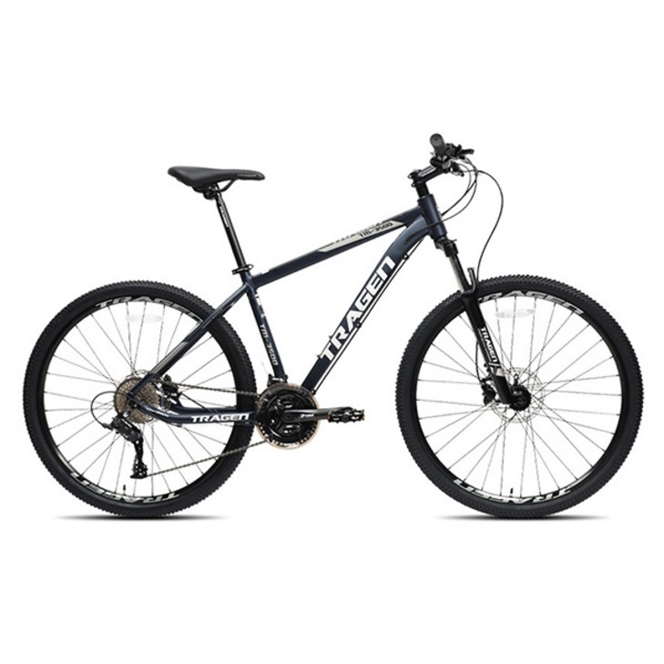 트라젠 MTB 자전거 유압식디스크브레이크 TM3500 69.9cm27.5인치 시마노 24단 입문용 미조립, 1개, 180cm, 17.5 블루
