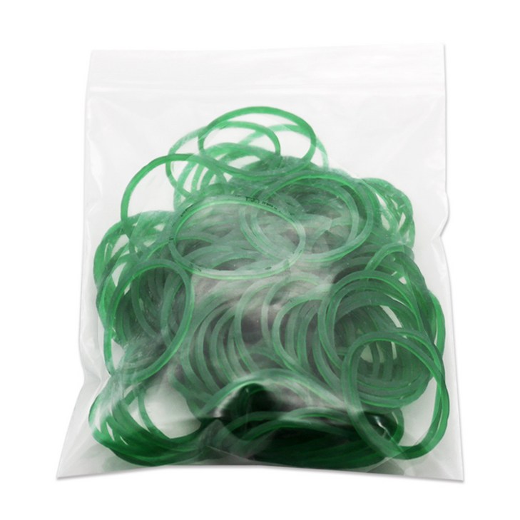 고무나라 원밴드 탄력 초록 고무줄 20g 미용실, 1개, 20g