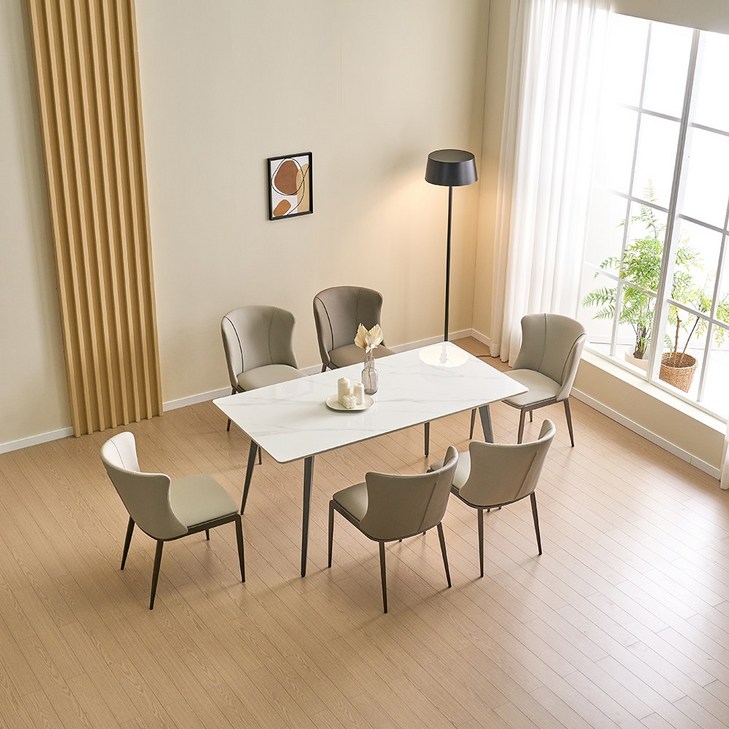 라라홈 샐리 4인용 6인용 1600 세라믹 식탁 세트