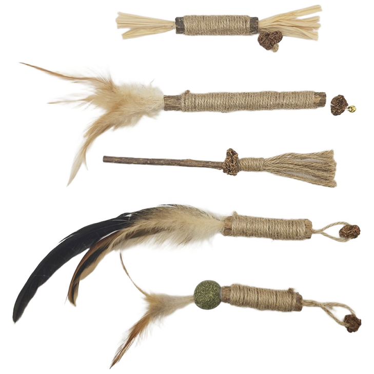 고양이 마따따비 나무장난감 5종세트, 1개