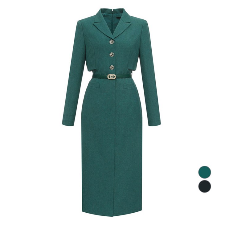 미니멈 여성용 자켓 레이어드 H라인 원피스23FW 백화점 단독 정상