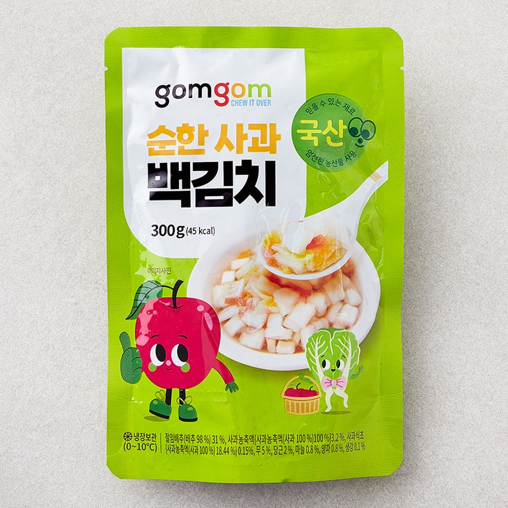 [로켓프레시] 곰곰 순한 사과 백김치