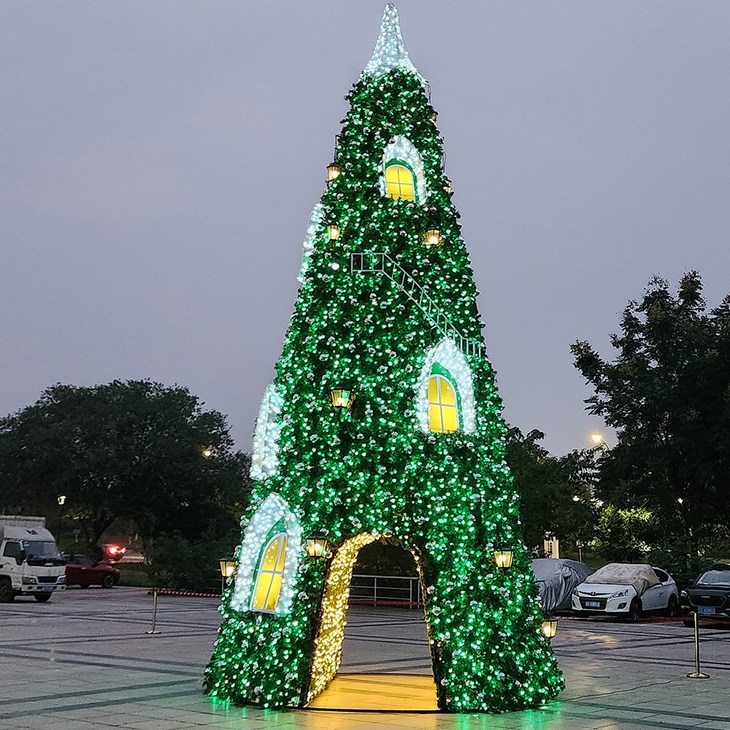 케이가든 크리스마스트리 대형트리 성당트리 교회트리 전구 장식 풀세트