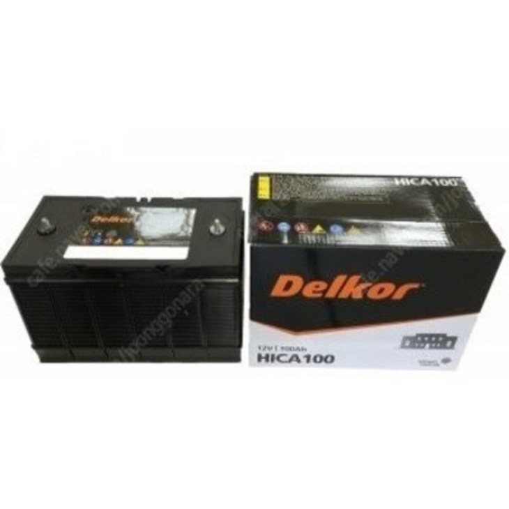 델코 산업용 배터리 HI-CA 100(12V 100Ah) UPS, 정류기반, 수배전반, 비상발전기 시동, 무보수 밀폐형 축전지