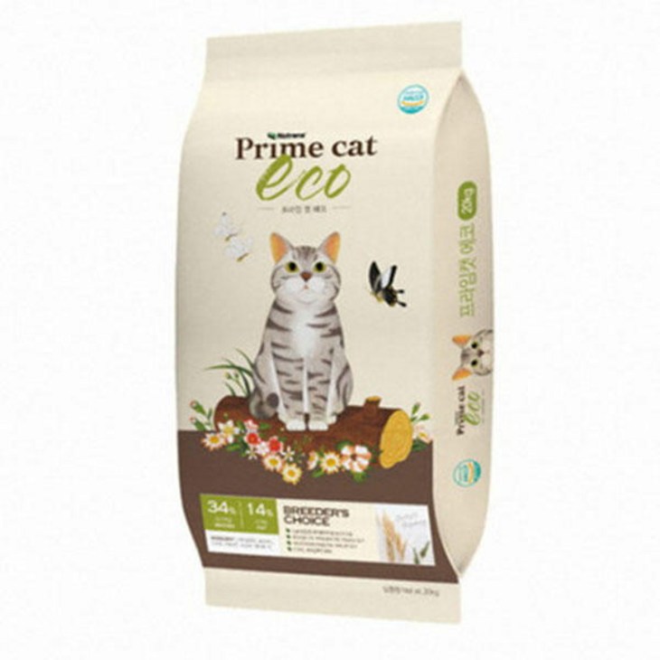 뉴트리나 프라임캣 에코20kg 1개 고양이사료 길고양이 대용량, 단품, 20kg, 1개